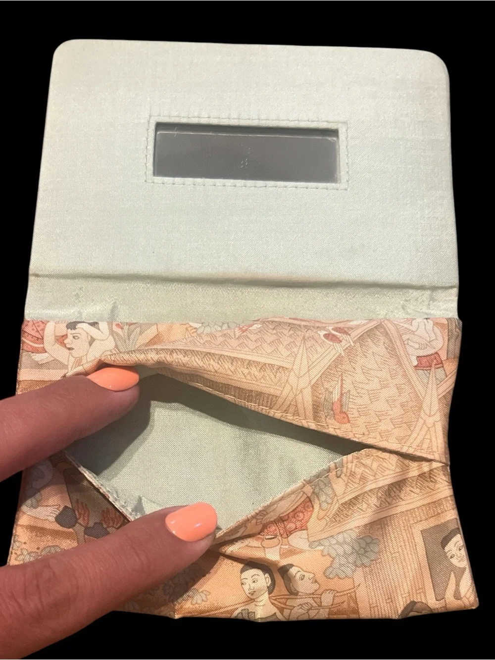 VNT Jim Thompson Silk Vanity Pouch